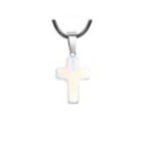 Cross Gemstone Pendant Charms Cross Quartz Crystal Charms for Necklace Earring